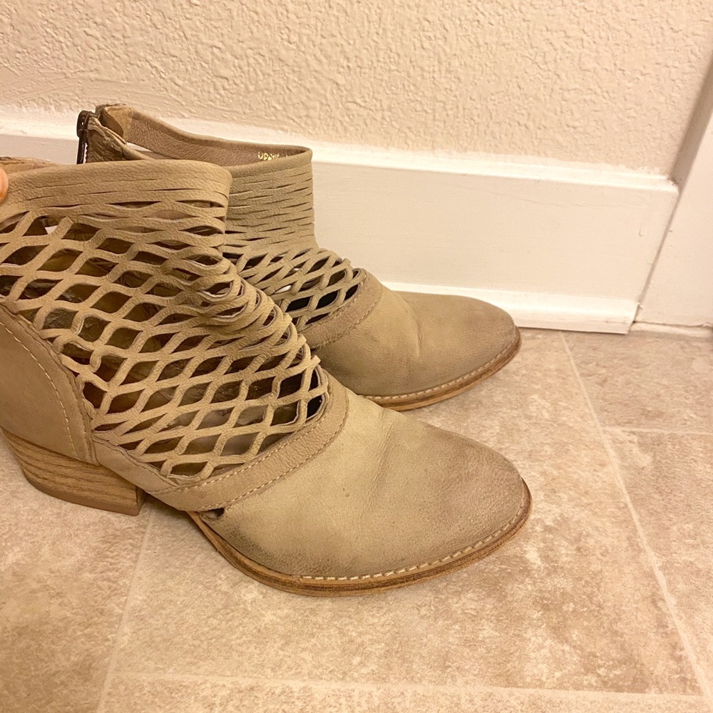 Mesh Ankle Booties